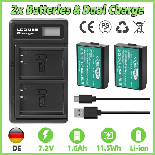 E10 lpe10 akku für - 2x,