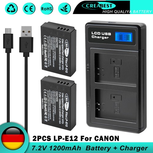 2pcs e12 akku ladegerät - 2pcs,