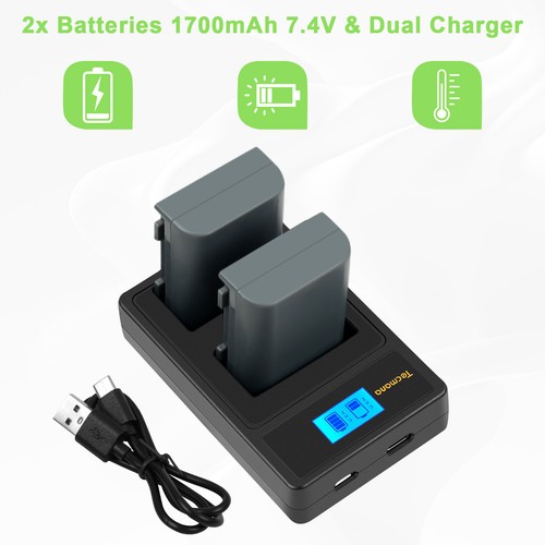 2pack 1700mah akku ladegerät - 2pack,