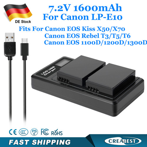 2pcs e10 akku dual - 2pcs, akku+dual